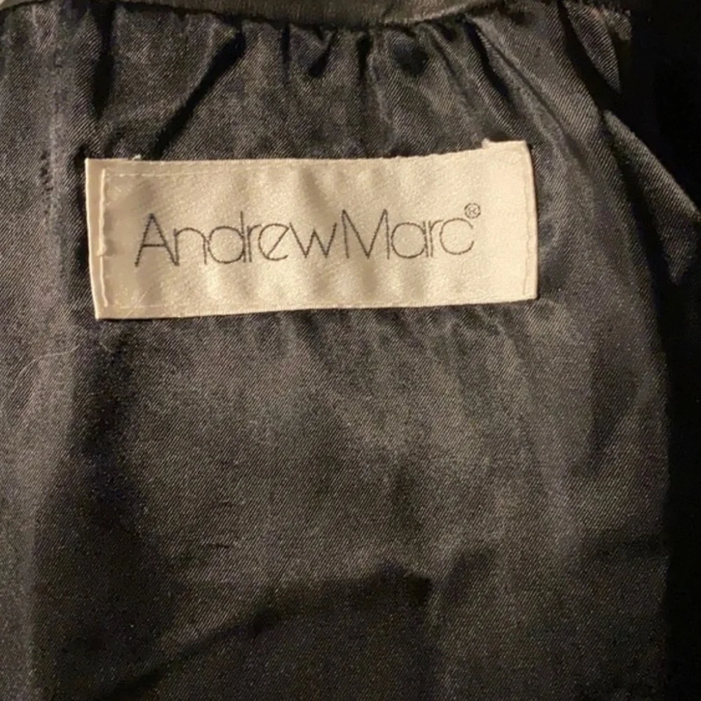 Andrew Marc Genuine Opposum Fur and Real Leather Unisex Vest - Picture 10 of 12